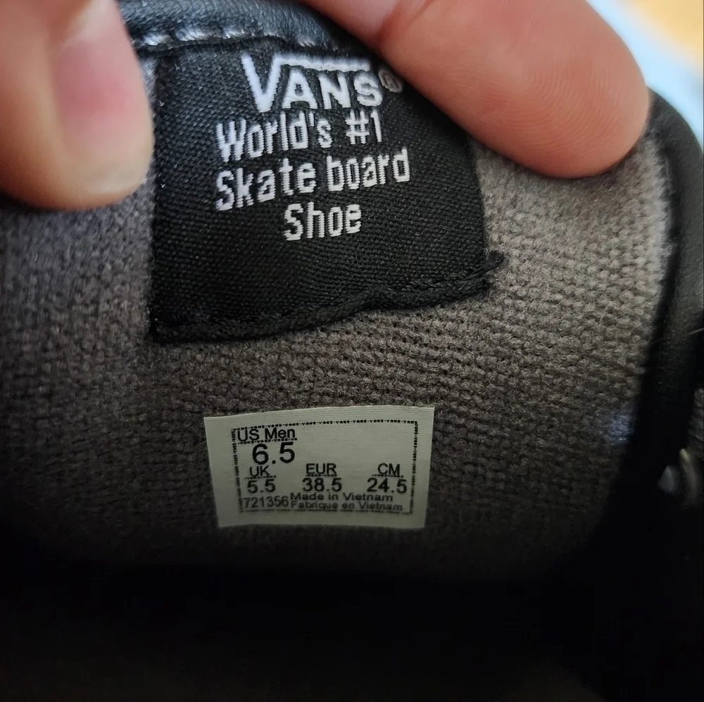 Vans chukka low denim black pewter Men's size 6.5 / Euro 38.5